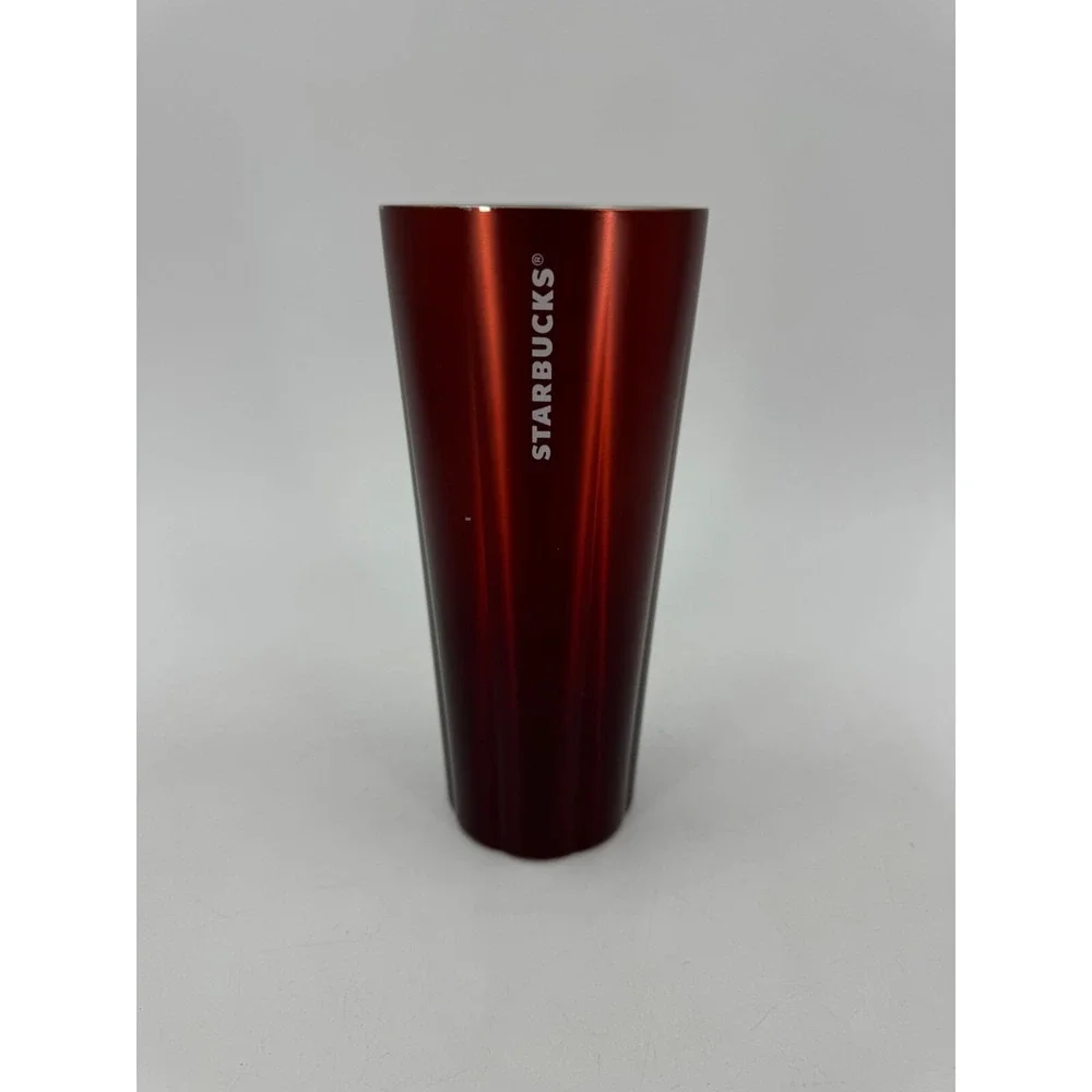 Starbucks‎ Christmas Holiday 24 oz Tumbler 2020 Stainless Steel Red (NO LID)
